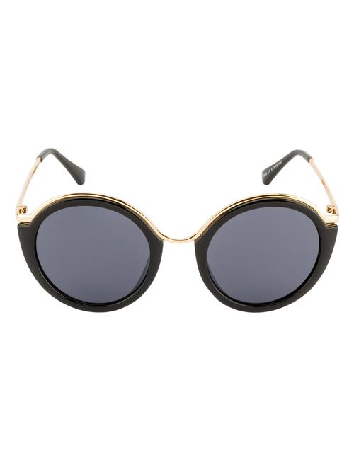 ted smith round women sunglasses (ts-7909/s_c7-blk) - 13196221 - Very Small Image - 1