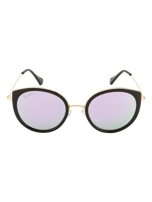 ted smith cat eye women sunglasses (ts-7985/s_c7-blk/pur) - 13196276 - Very Small Image - 1