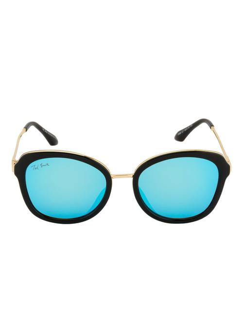 ted smith cat eye women sunglasses (ts-7999/s_c7-blk/blu) - 13196283 - Very Small Image - 1