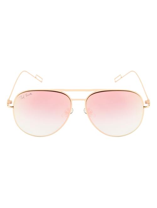 ted smith aviator unisex sunglasses (ts-0770/s_gld/pink) - 13196289 - Very Small Image - 1