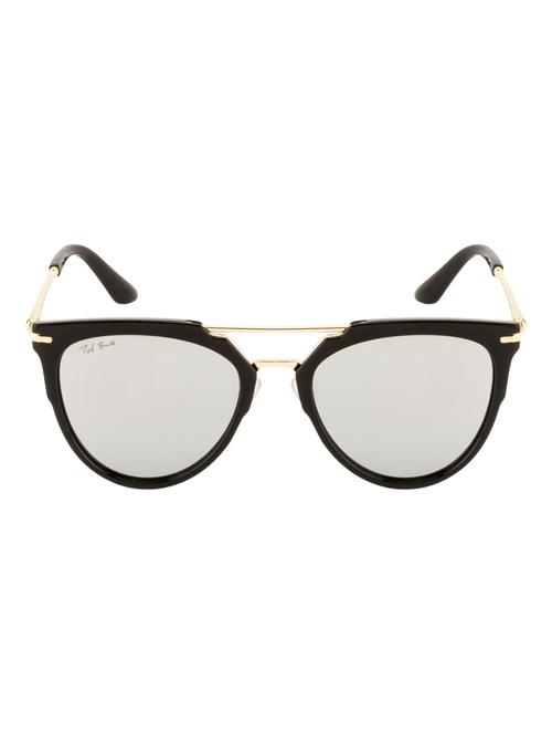 ted smith aviator unisex sunglasses (ts-5679/s_blk/sil) - 13196294 - Very Small Image - 1