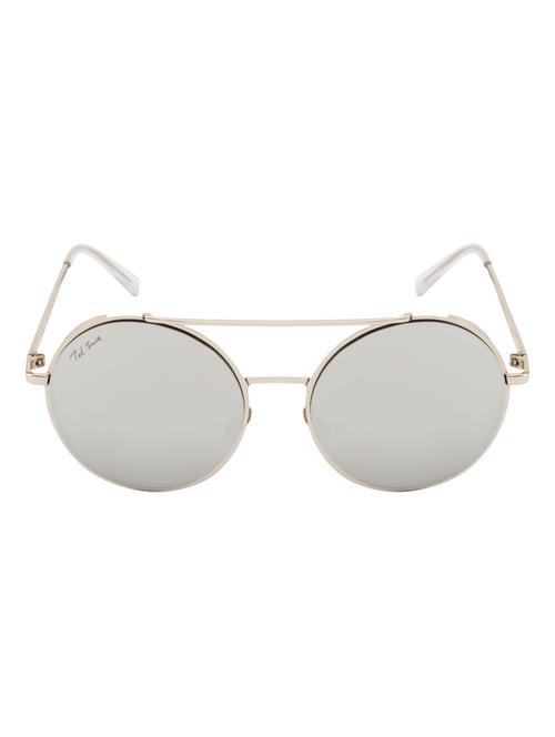 ted smith round unisex sunglasses (ts-j1018/s_sil) - 13196320 - Very Small Image - 1