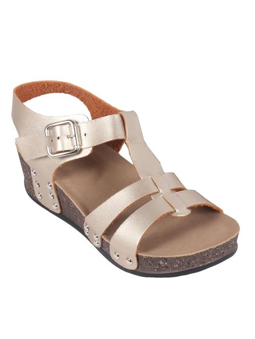 copper ankle strap wedge - 13197431 - Very Small Image - 1