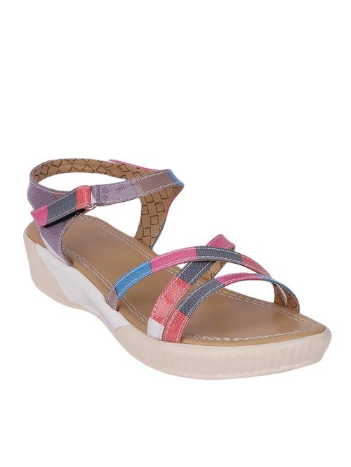 multi colored ankle strap sandal - 13198583 - Very Small Image - 1