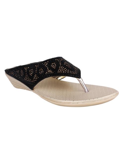 black open thong sandal - 13204621 - Very Small Image - 1