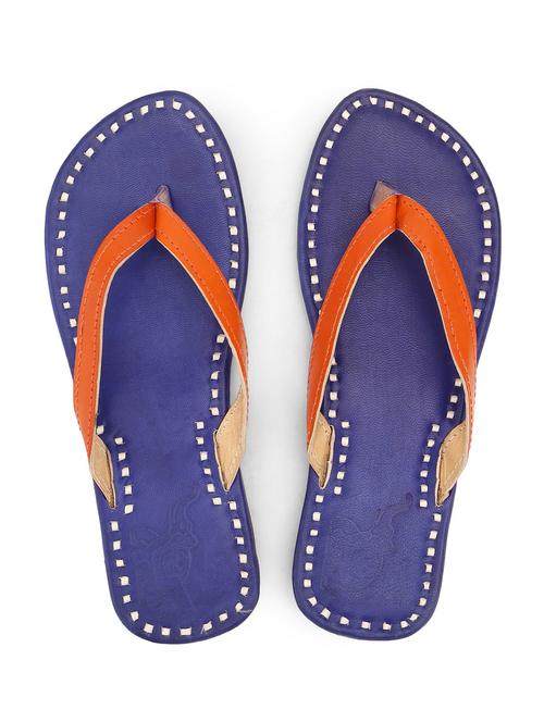 multi colored leather toe separator sandals - 13205521 - Very Small Image - 1