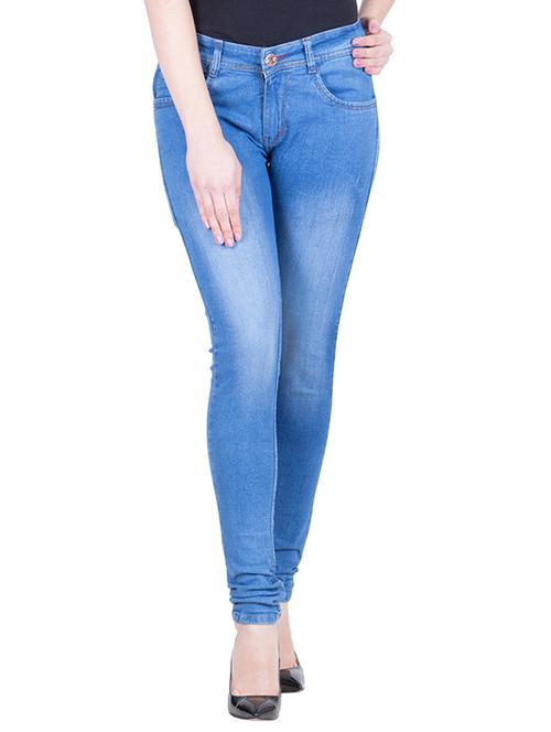 light blue cotton jeans - 13207369 - Very Small Image - 1