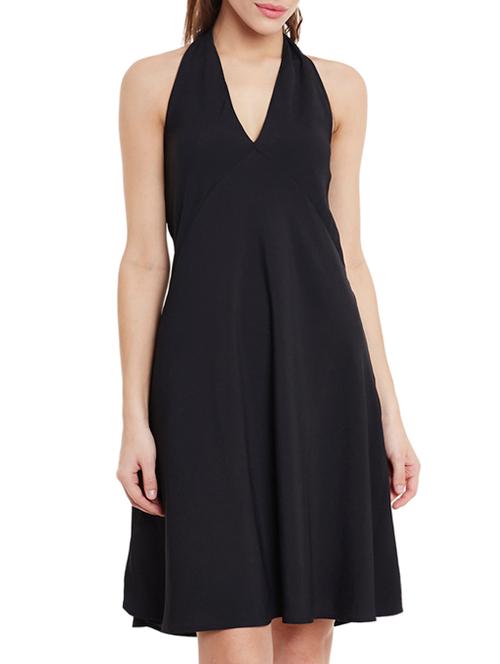 halter neck backless dress - 13210471 - Very Small Image - 1