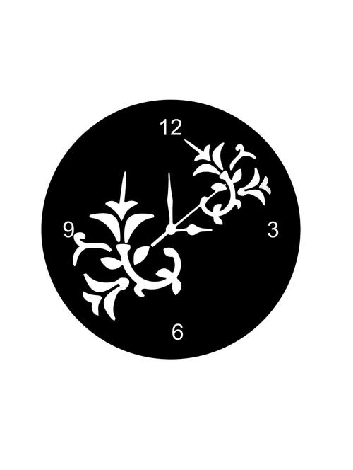 enamel décor comes a new design wall clock in material mdf wooden. its color have in black. - 13215795 - Very Small Image - 1