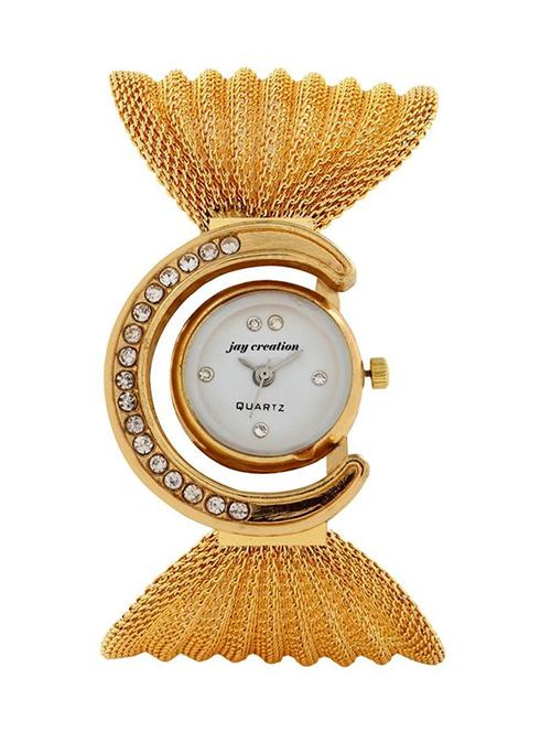 jay creation golen zula belt women's analog watch - 13216061 - Very Small Image - 1