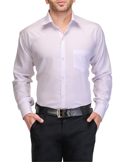 white cotton formal shirt - 13216094 - Very Small Image - 1