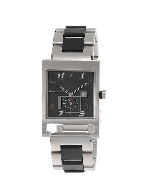 fastrack party analog black dial men's watch - ne1478sm01 - 13216841 - Very Small Image - 1