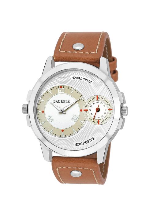 laurels large size duke analog white dail men watch ( lo-dke-010907 ) - 13225075 - Very Small Image - 1