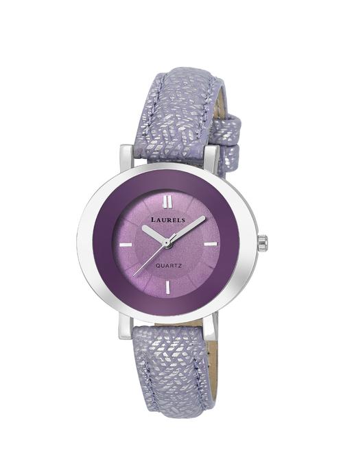 laurels diva purple dial women watch (lo-dv-vi-141407) - 13225082 - Very Small Image - 1
