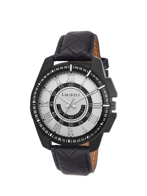 laurels large size trans series white color men watch (lo-trs-201) - 13225127 - Very Small Image - 1