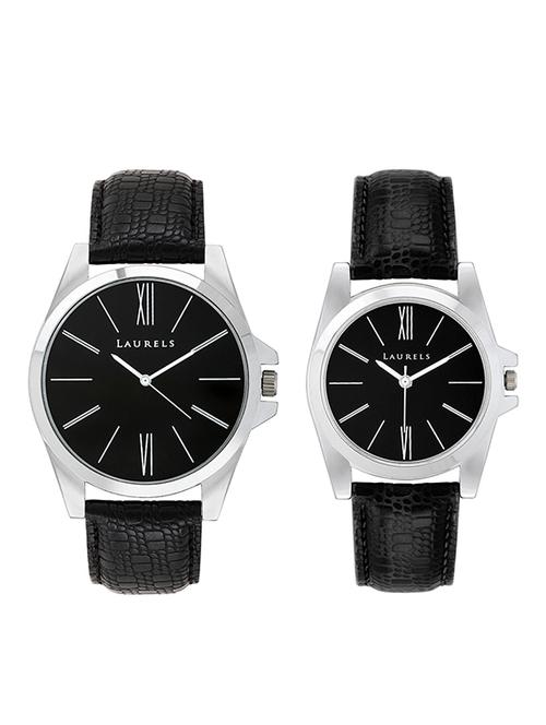 laurels opus series black color men watch (lo-opus-0202) - 13225173 - Very Small Image - 1