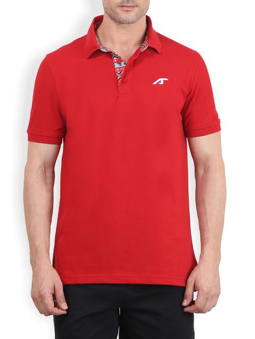 red cotton t-shirt - 13229005 - Very Small Image - 1