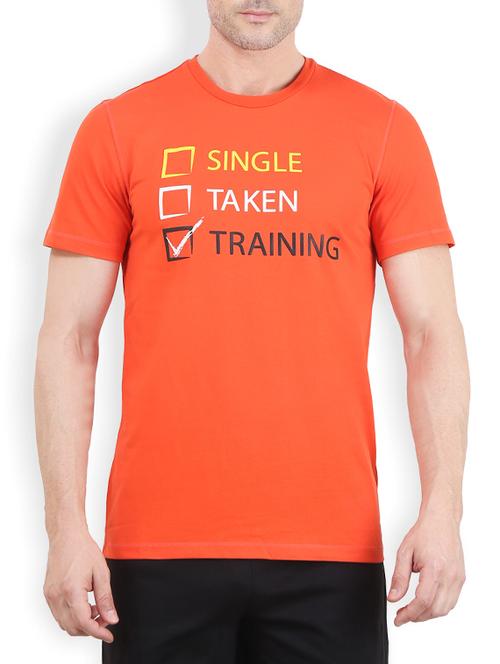 orange cotton tshirt - 13229028 - Very Small Image - 1