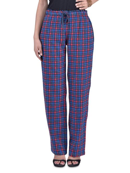 multicolored cotton checkered print pyjamas - 1323103 - Very Small Image - 1