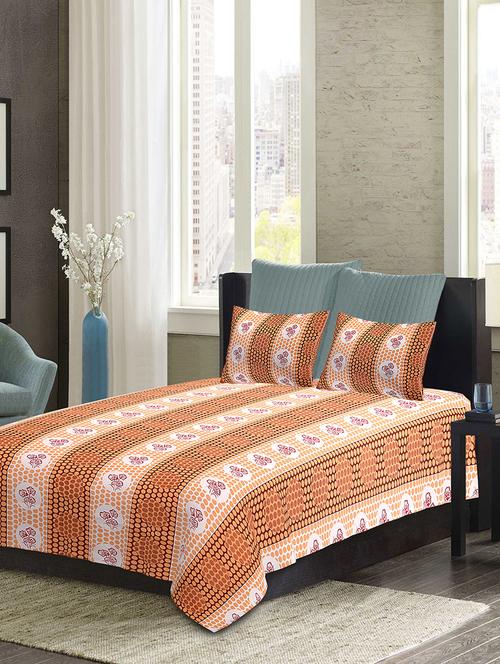 etape cotton single bedsheet with 1 pillow cover - 13231697 - Very Small Image - 1