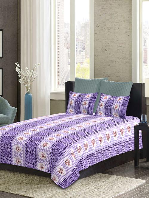 etape cotton single bedsheet with 1 pillow cover - 13231698 - Very Small Image - 1