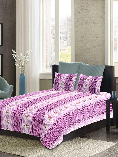 etape cotton single bedsheet with 1 pillow cover - 13231699 - Very Small Image - 1