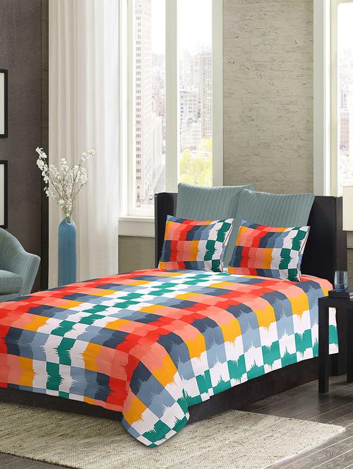 etape cotton single bedsheet with 1 pillow cover - 13231707 - Very Small Image - 1