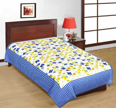 cotton jaipuri single bedsheet. - 1323743 - Very Small Image - 1