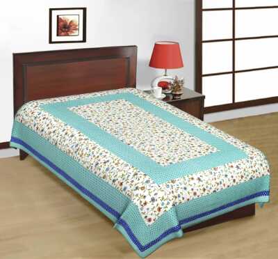 cotton jaipuri single bedsheet. - 1323782 - Very Small Image - 1