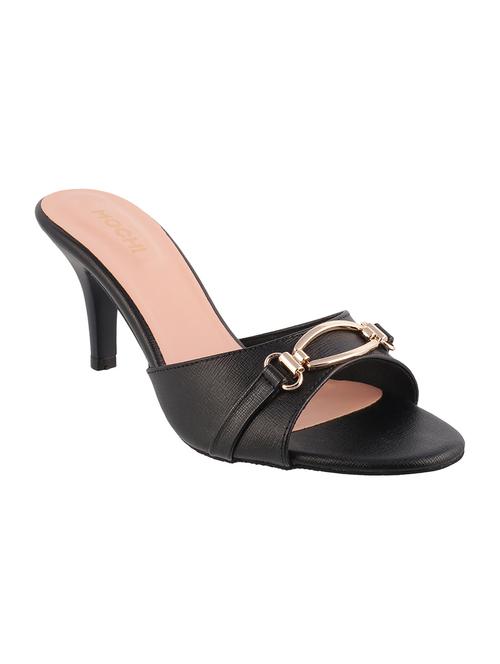 Black Slip On Sandal - 13240802 - Very Small Image - 1