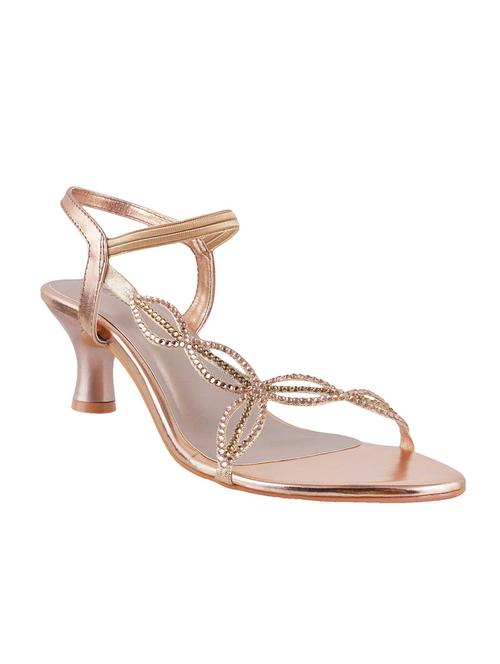 gold back strap sandal - 13241639 - Very Small Image - 1
