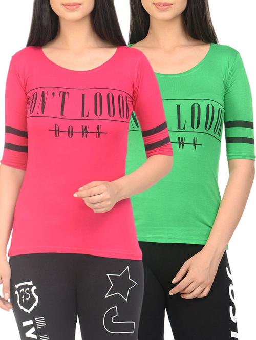 multi colored cotton tee combo - 13242052 - Very Small Image - 1