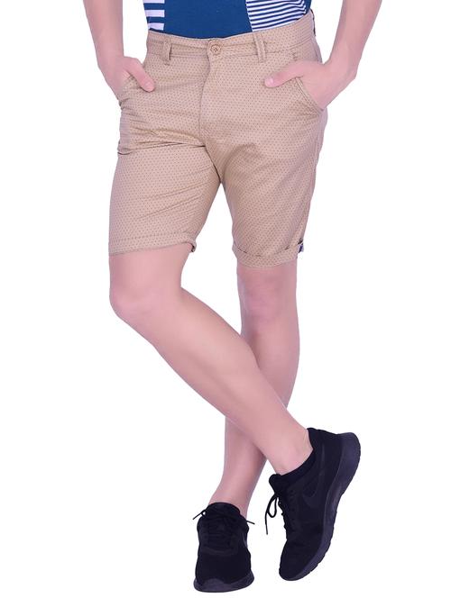 beige cotton shorts - 13242136 - Very Small Image - 1