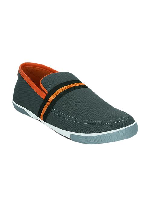 grey canvas casual slip on - 13244594 - Very Small Image - 1