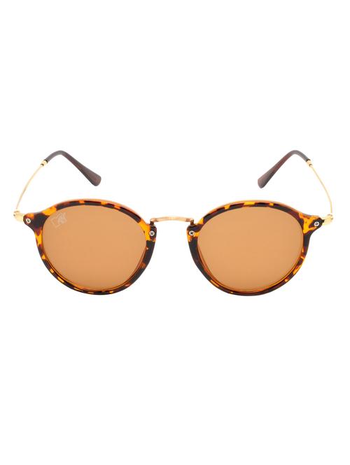 uv protected animal print round sunglasses - 13246090 - Very Small Image - 1