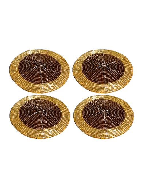 handmade multicolored beaded glass coasters - 13247940 - Very Small Image - 1