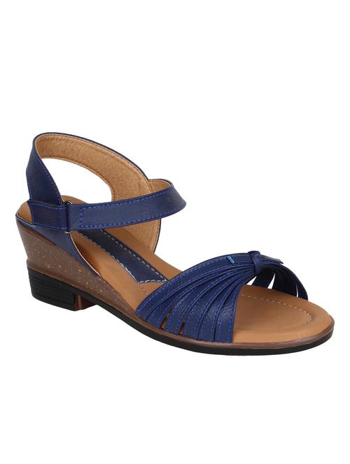 blue ankle strap wedge - 13252764 - Very Small Image - 1