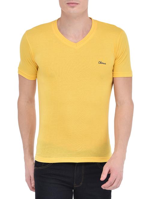 yellow cotton tshirt - 13253767 - Very Small Image - 1
