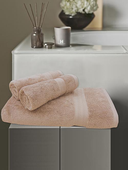 bianca 100% cotton paradiso towel 3 pc set(1 bath towel+ 2 hand towel) - 13254215 - Very Small Image - 1