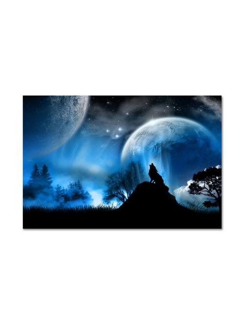howl at the moon multicolored matte finish poster - 1325425 - Very Small Image - 1