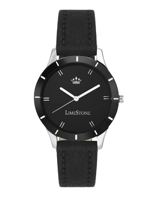 limestone women's analogue black dial watch - 13254355 - Very Small Image - 1