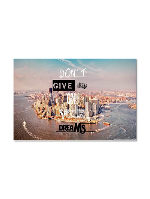 multicolored matte finish paper motivational quotes poster - 1325527 - Very Small Image - 1