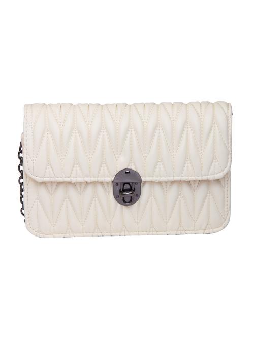 cream leatherette clutch - 13256389 - Very Small Image - 1