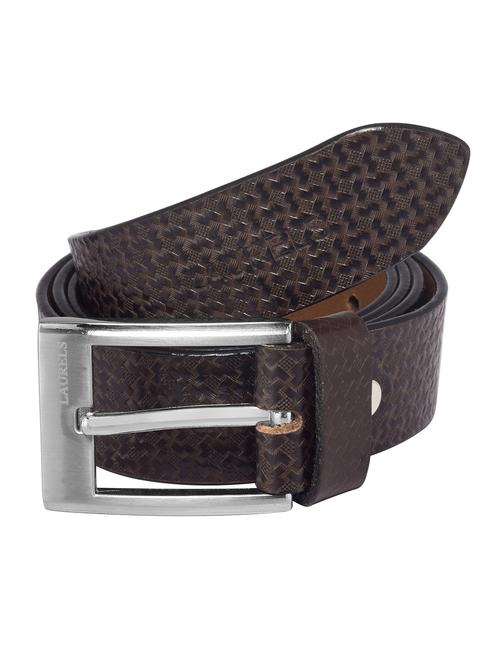 brown leather belt - 13259609 - Very Small Image - 1