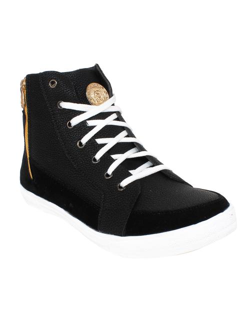 black leatherette low ankle boot - 13260592 - Very Small Image - 1