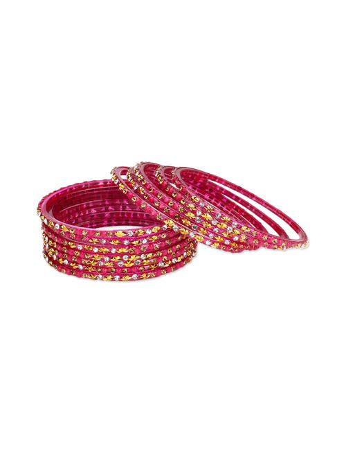 pink glass bangle - 13261370 - Very Small Image - 1