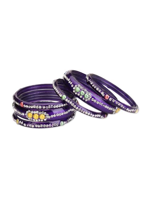 blue glass bangle - 13261420 - Very Small Image - 1
