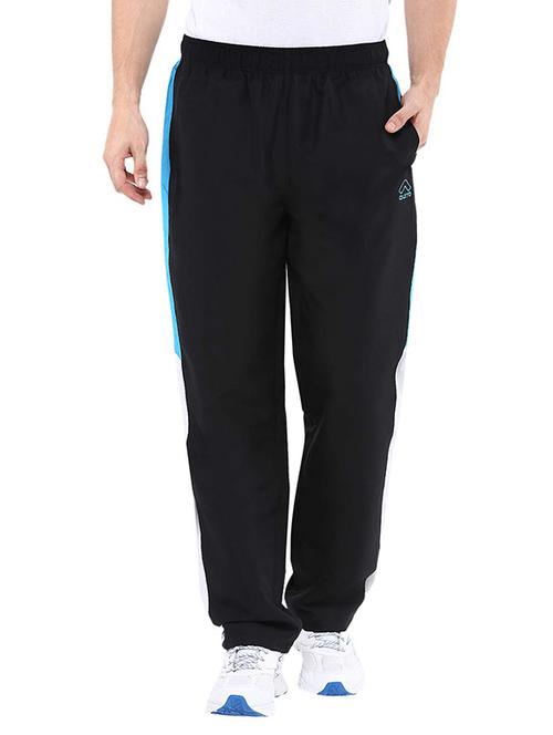 black polyester full length track pant - 13262817 - Very Small Image - 1