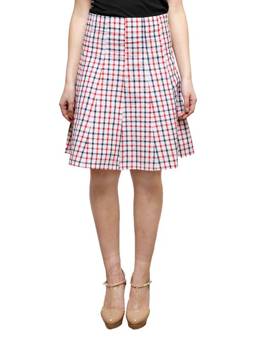 multi colored cotton skater skirts - 13263870 - Very Small Image - 1