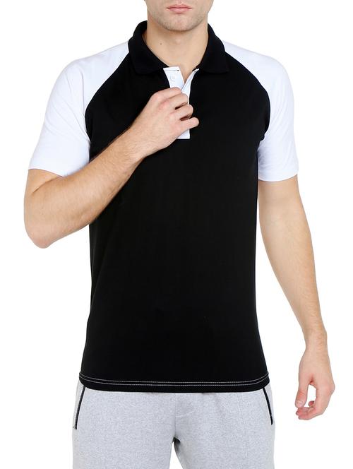 colour block cotton t-shirt - 13269139 - Very Small Image - 1